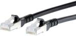 METZ CONNECT RJ45 Hálózati csatlakozókábel, CAT 6A S/FTP [1x RJ45 dugó - 1x RJ45 dugó] 10 m, fekete BTR Netcom