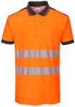 Portwest PW3 Hi-Vis pólóing S/S (T180OBRM) - munkavedelemplusz