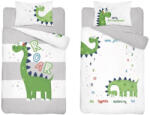  Bambusz ágynemű huzat 90*120 cm - Zöld dinó