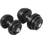 Gorilla Sports Súlyzó szett műanyag súlytárcsával 30 kg (100679-00007-0032) - gorillasports