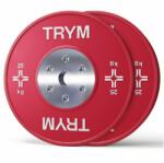 TRYM Verseny tárcsa Bumper 2 x 25 kg (T000009-2) Súlytárcsa