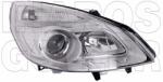Renault Megane Scenic 2006-2009 - Fényszóró H1/H7 jobb, króm h. (motoros) TYC