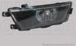 Skoda Octavia 2013-2016 - Ködlámpa H8 bal fekete házas TYC
