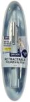 Stilou retractabil Writech corp albastru + 5 patroane cu cerneală albastru