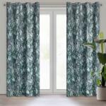 Takoy Puha bársony sötétítő függöny PALERMO levélmintával