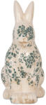 Clayre & Eef Figurina Iepuras Paste ceramica bej verde 13x10x21 cm (6CE1955M)