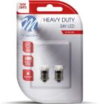 m-tech Becuri LED T4W, BA9s, 24V Alb, Heavy Duty, Set 2 bucati (LB909W)