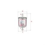 SOFIMA Filtru combustibil SOFIMA S 1529 B (S 1529 B) - fixbox