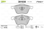 VALEO set placute frana, frana disc VALEO ESSENTIAL 301030 (301030)