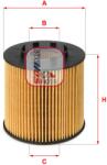 SOFIMA Filtru ulei SOFIMA S 5033 PE (S 5033 PE) - automobilus