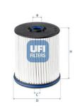 UFI filtru combustibil UFI 26. E2X. 02 (26.E2X.02)
