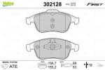 VALEO set placute frana, frana disc VALEO ESSENTIAL 302128 (302128)