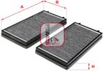 SOFIMA Filtru, aer habitaclu SOFIMA S 4240 CA (S 4240 CA)