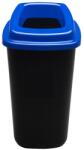 Plafor Sort szelektív hulladékgyűjtő, szemetes 28L kék/fekete (PL683-03)