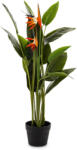 Art-Pol Dekoratív nagyméretű papagájvirág műnövény kaspóban 86x45x35cm (176222)