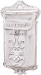 Art-Pol Vintage fehér öntöttvas felületre szerelhető postaláda Mail Box felirattal 35x19, 5x8cm (165809)