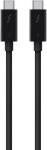 Belkin THUNDERBOLT3 USB-C Apa - USB-C Apa Adat- és tötőkábel - 0.8 m, Fekete