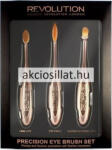 Revolution Precision Eye Brush Set - Professzionális szemsmink ecsetkészlet 3db-os