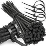 Malatec Fekete színű kábel kötegelő 3, 6x200mm 100db/csomag