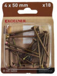 KOELNER 4x50 mm-es faforgácslapcsavar 18db/bliszter (B-UC-4050) (51643)