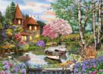 Schmidt Spiele - Puzzle Casa pe malul lacului - 1 000 piese Puzzle
