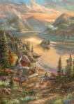 Schmidt Spiele - Puzzle Thomas Kinkade: Splendoarea lacului - 500 piese Puzzle