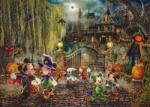 Schmidt Spiele - Puzzle Thomas Kinkade: Disney Dreams Collection: Mickey și Minnie - Distracție de Halloween - 1 000 piese Puzzle