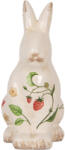Clayre & Eef Figurina Iepuras Paste ceramica Strawberries 13x10x21 cm (6CE1960M)