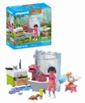 Playmobil - Jucarie de rol Distractia animalelor la baie (PM71950) - ejuniorul