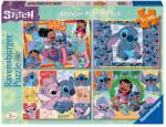 Ravensburger - Puzzle Disney Stitch 4x100 piese (RVSPC05731) - ejuniorul Puzzle