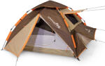 Keumer Cort Automat de Camping Igloo Maro cu Dublu Material 4 Anotimpuri pentru 3 Persoane 224x215x140cm 11239 (11239) Cort