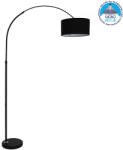GloboStar Imperial Lampadar de Podea H172xL38cm cu Bază pentru Bec E27 Negru (01587)