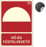  HŐ ÉS FÜSTELVEZETŐ KÉZI INDÍTÓ - Tűzvédelmi jel, öntapadó felirat, utánvilágító IMPLASER B150