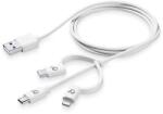 Cellularline Кабел данни 3 в 1 microUSB, Apple и Type-C 5167