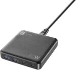 Cellularline Зарядна станция Multipower Desk, 220V GaN 2xUSB, 2xUSB-C 65W 10822