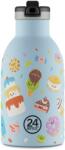 24Bottles Kids Clima 330ml rozsdamentes acél termosz szívószálas kupakkal-Sweet Friends (24B002104)