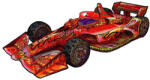 Eureka Fa puzzle - Versenyautó (FSC-wood) (EUR34669)