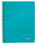 Leitz Spirálfüzet Leitz A/5 Wow kockás jégkék