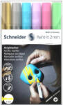 Schneider Dekormarker készlet, akril, 2 mm, SCHNEIDER "Paint-It 310", 6 különböző szín (120196)