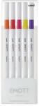 uni Tűfilc UNI EMOTT 5 darabos 0, 4mm (narancs, cinóber, pink, citromsárga, fukszia) (2UEMOTTNO2) - kreativjatek