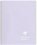 Clairefontaine Spirálfüzet Clairefontaine Koverbook Blush A/5 80 lapos PP borítású vonalas lila (366775C)
