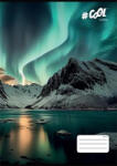 Victoria Füzet, tűzött, A4, kockás, 32 lap, COOL BY VICTORIA, "Aurora borealis", "87-32 (ISVFC87)