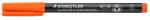 STAEDTLER Alkoholos marker, OHP, 0, 4 mm, STAEDTLER "Lumocolor® 313 S", narancssárga (313-4)
