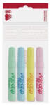 ICO Szövegkiemelő készlet, 1-4 mm, ICO "Videotip", 4 különböző pasztell szín - kreativjatek