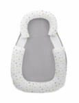 KikkaBoo babapozicionáló memóriahabos hypoallergén legurulás gátlós 60x40x8cm Szürke pöttyök