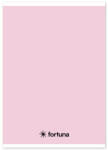 Fortuna Füzet vonalas FORTUNA Monocolor A/5 32 lapos 21-32 pasztell rózsaszín