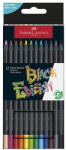 Faber-Castell Színes ceruza FABER-CASTELL Black Edition fekete testű 12 darabos (07.03549)
