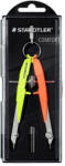 STAEDTLER Körző készlet, precíziós, 2 darabos, STAEDTLER "Mars Comfort 556", neon sárga/narancs (COTS55600N3)