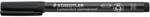 STAEDTLER Alkoholos marker, OHP, 1 mm, STAEDTLER "Lumocolor® 317 M", fekete (317-9) - kreativjatek