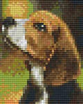 Pixelhobby 801458 Kis beagle kreatív szett 10, x12, 7cm 1 alaplapos (801458)